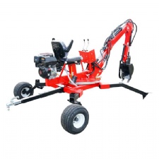 9HP 13HP 15HP ATV Towable Backhoe Excavator Digger with 360 Degrees Rotation