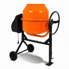 CE Approved Mobile 260L Concrete Mixers Machine with Electric Motor
